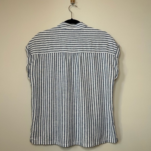 ORVIS Women’s Short Sleeve Linen Blend Button Down Shirt Size S - Picture 2 of 11